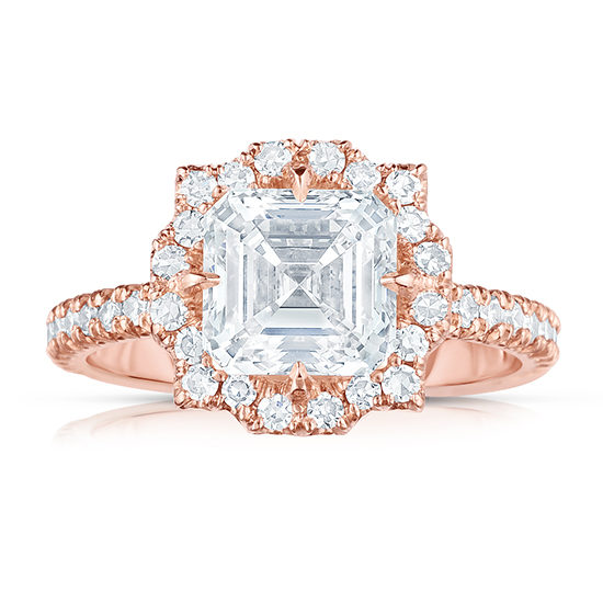 The Asscher Cut Diamond Casablanca Setting | Marisa Perry by Douglas Elliott