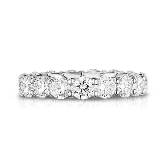 Marisa Perry Round Brilliant Cut Diamond Eternity Band | Marisa Perry by Douglas Elliott