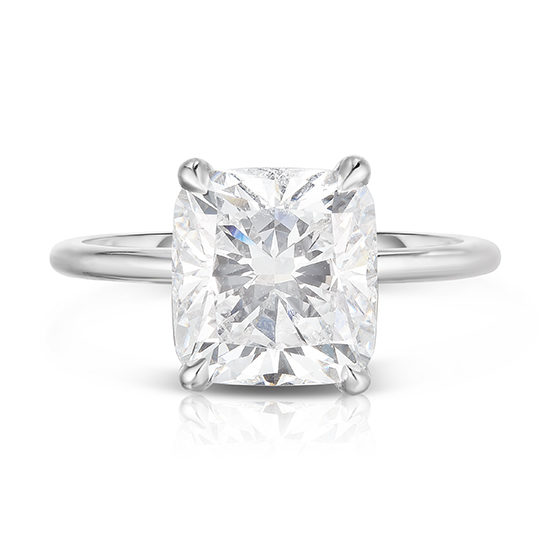 The 3.70 Carat Cushion Cut DE Solitaire | Marisa Perry by Douglas Elliott