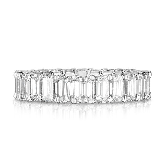 Marisa Perry Emerald Cut Diamond Eternity Band | Marisa Perry by Douglas Elliott