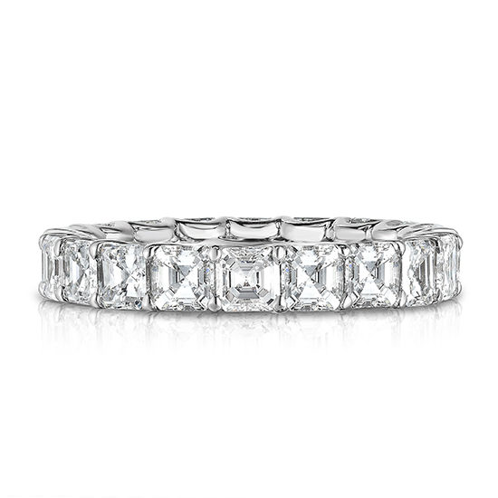 Marisa Perry Asscher Cut Diamond Eternity Band | Marisa Perry by Douglas Elliott