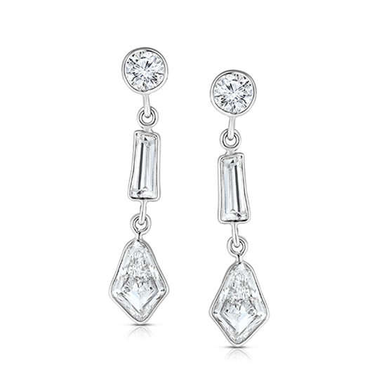 Kite Cut Diamond Dangle Earrings | Marisa Perry Light Drop Earrings
