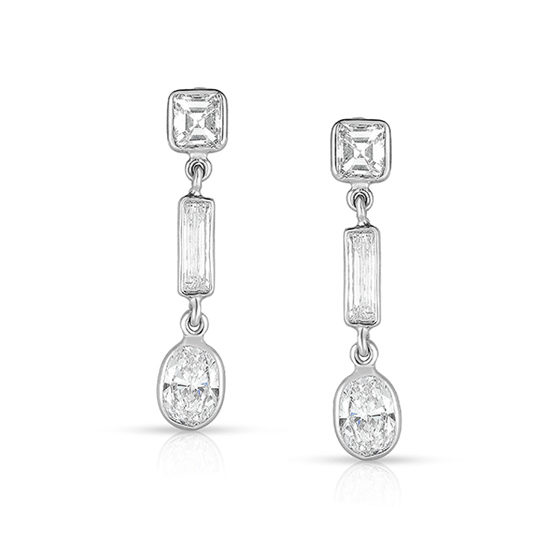 Oval Cut Diamond Dangle Earrings | Marisa Perry Light Drop Earrings