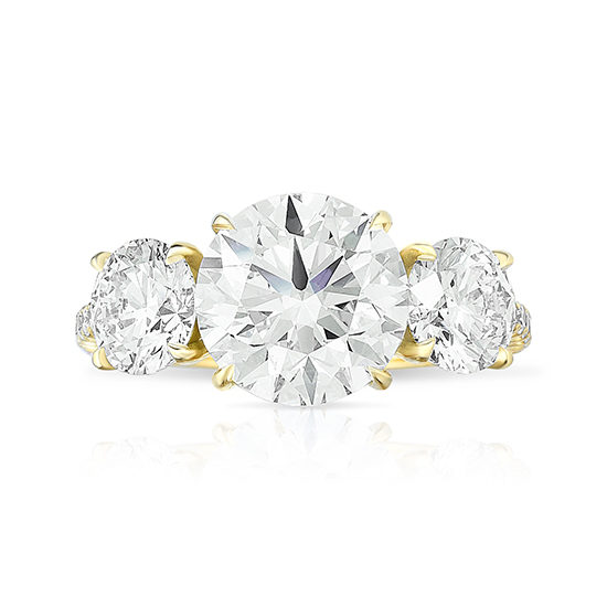 Marisa Perry Three Stone Round Brilliant Engagement Ring | Marisa Perry by Douglas Elliott