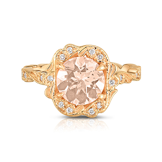 Chantilly Lace Morganite Ring | Marisa Perry by Douglas Elliott Chantilly Lace Morganite Ring | Marisa Perry by Douglas Elliott