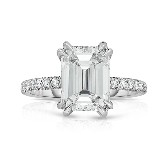 2.65 Carat Emerald Cut DE Diamond Solitaire 2000 | Marisa Perry by Douglas Elliott 2.65 Carat Emerald Cut DE Diamond Solitaire 2000 | Marisa Perry by Douglas Elliott