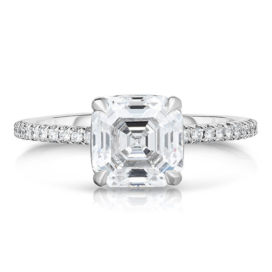 The 1.71 Carat Asscher Cut DE Diamond Solitaire | Marisa Perry by Douglas Elliott