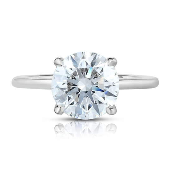 2.50 Carat Round Brilliant Cut DE Solitaire Platinum | Marisa Perry by Douglas Elliott