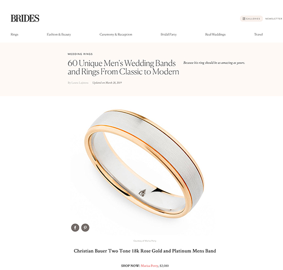 60 Unique Men’s Wedding Bands and Rings From Classic to Modern