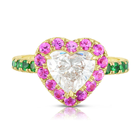 The 1.70 Carat Heart Shaped Diamond InLove | Marisa Perry by Douglas Elliott