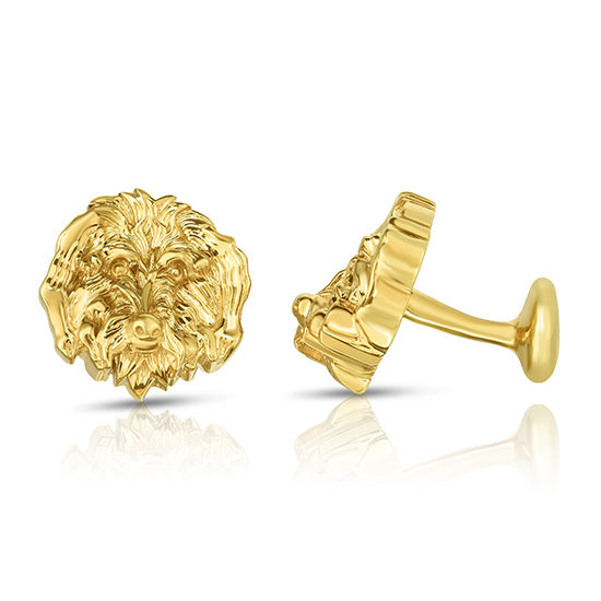 The Oliver Cufflinks | Sterling Silver with Gold Overlay | by Douglas Elliott