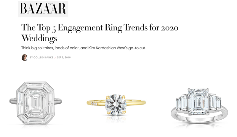 The Top 5 Engagement Ring Trends for 2020 Weddings