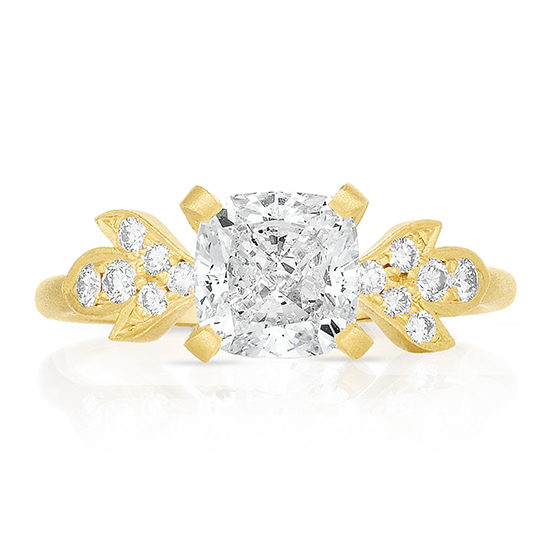 Cushion Cut Diamond Petal Collection Engagement Ring | Marisa Perry by Douglas Elliott