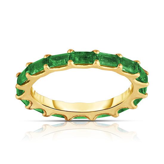 1.48 Carat Baguette Emerald Band | Marisa Perry by Douglas Elliott