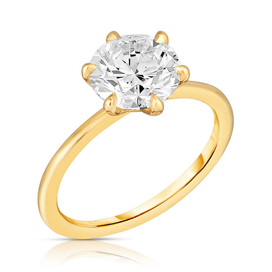 2.01 Carat Round Brilliant Six Prong DE Solitaire | Marisa Perry by Douglas Elliott