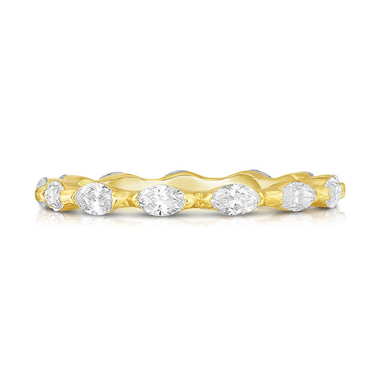 East to West Marquise Band 18k Yellow Gold | Marisa Perry by Douglas Elliott