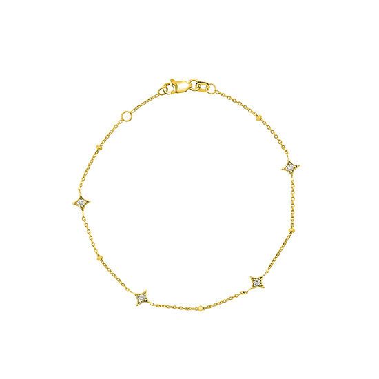 Star Struck Bracelet 14k Yellow Gold