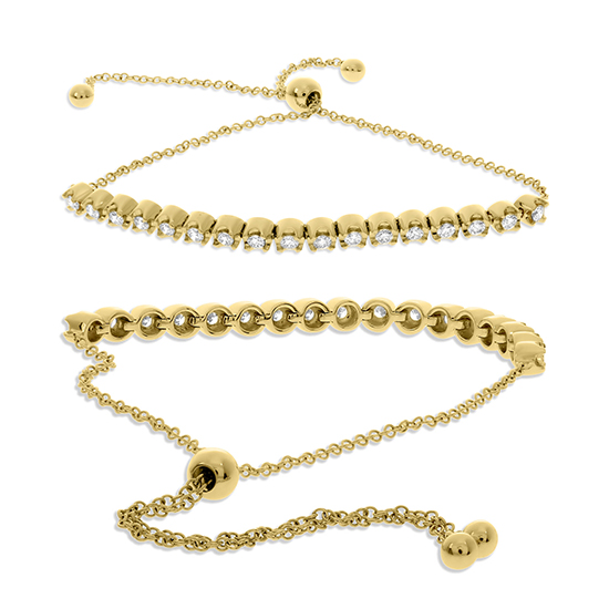 0.37 Carat Diamond Bolo Bracelet 14k yellow gold 0.37 Carat Diamond Bolo Bracelet 14k yellow gold