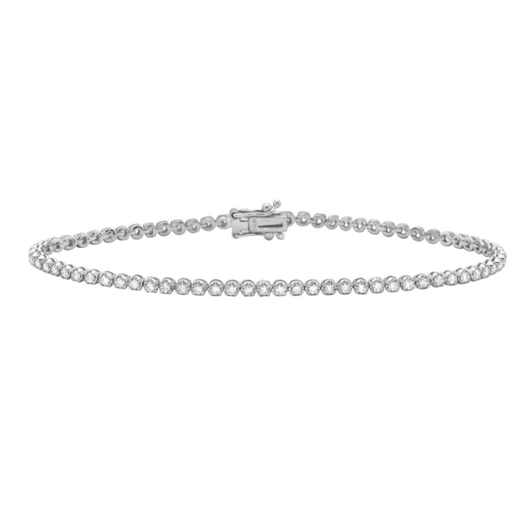 Diamond Bracelets NYC, Beaded Bracelet, Platinum Bracelets NYC - Marisa ...