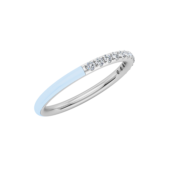 Enamel Dreamer Band 14k Rose Gold Enamel Dreamer Band 14k Rose Gold