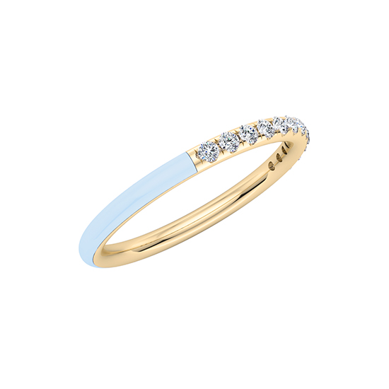 Enamel Dreamer Band 14k Rose Gold Enamel Dreamer Band 14k Rose Gold