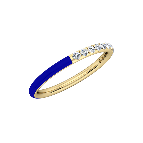 Enamel Dreamer Band 14k Rose Gold Enamel Dreamer Band 14k Rose Gold