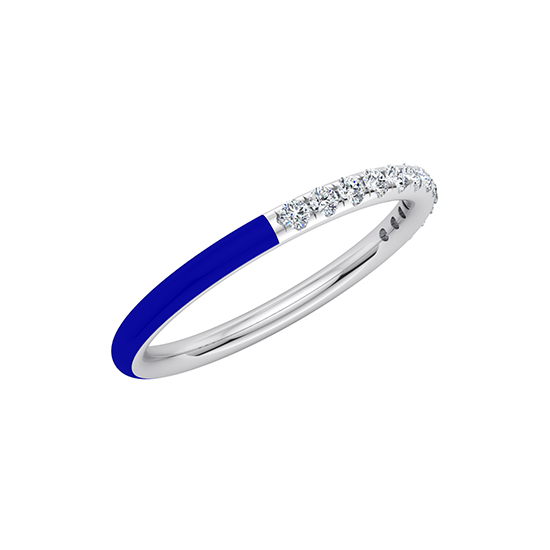 Enamel Dreamer Band 14k Rose Gold Enamel Dreamer Band 14k Rose Gold