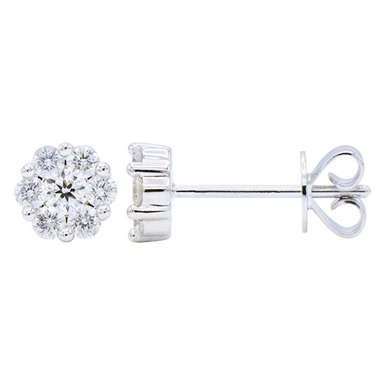 A Brilliant Stud, our Classic Cluster Earring