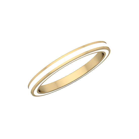 Complete Enamel Band 14k Yellow Gold Complete Enamel Band 14k Yellow Gold