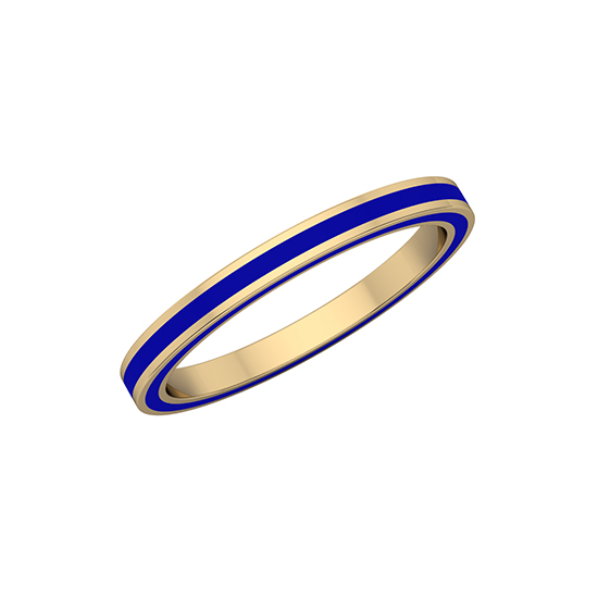 Complete Enamel Band 14k Yellow Gold Complete Enamel Band 14k Yellow Gold