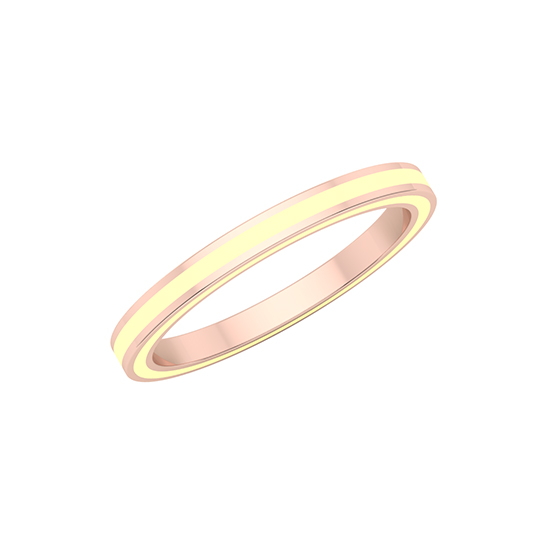 Complete Enamel Band 14k White Gold Complete Enamel Band 14k White Gold