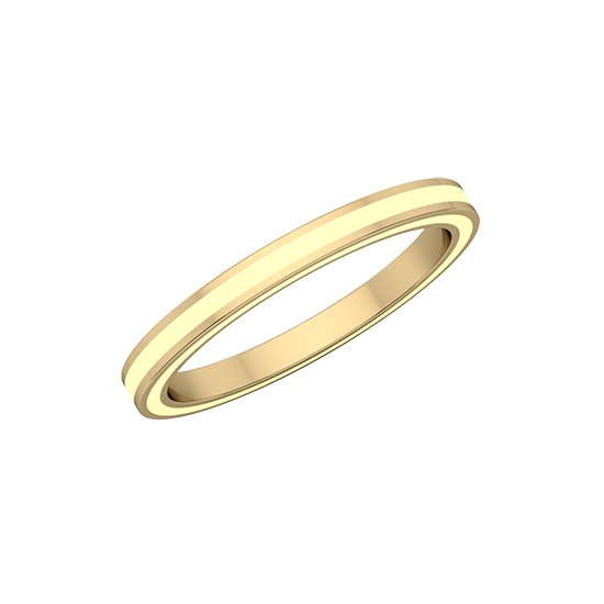 Complete Enamel Band 14k White Gold Complete Enamel Band 14k White Gold