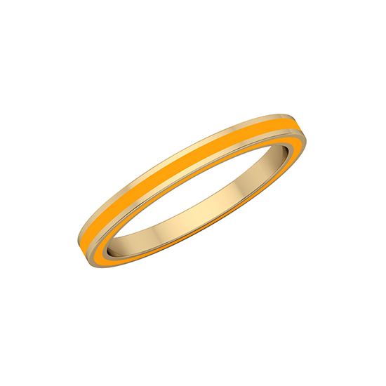 Complete Enamel Band 14k Yellow Gold Complete Enamel Band 14k Yellow Gold