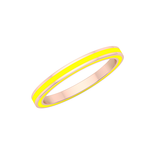 Complete Enamel Band 14k Rose Gold Complete Enamel Band 14k Rose Gold