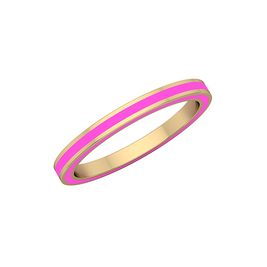 Complete Enamel Band 14k Yellow Gold Complete Enamel Band 14k Yellow Gold