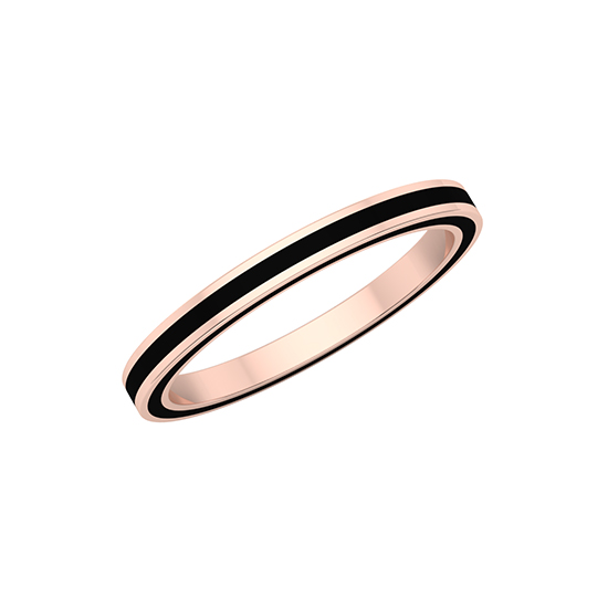 Complete Enamel Band 14k Rose Gold Complete Enamel Band 14k Rose Gold