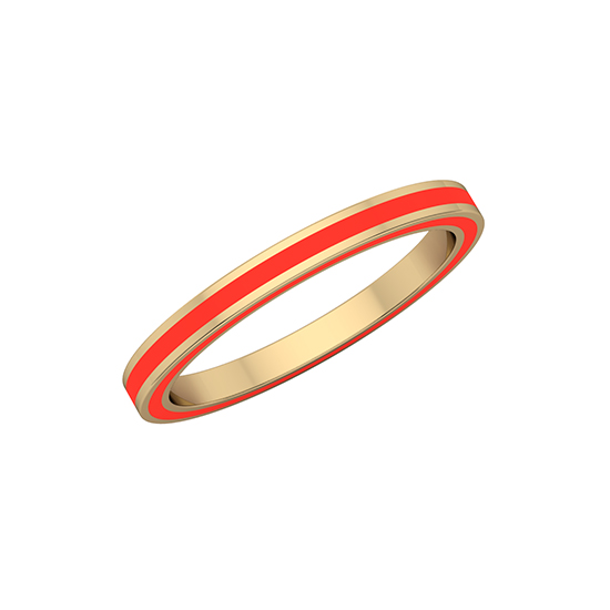 Complete Enamel Band 14k Yellow Gold Complete Enamel Band 14k Yellow Gold
