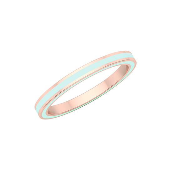 Complete Enamel Band 14k Yellow Gold Complete Enamel Band 14k Yellow Gold