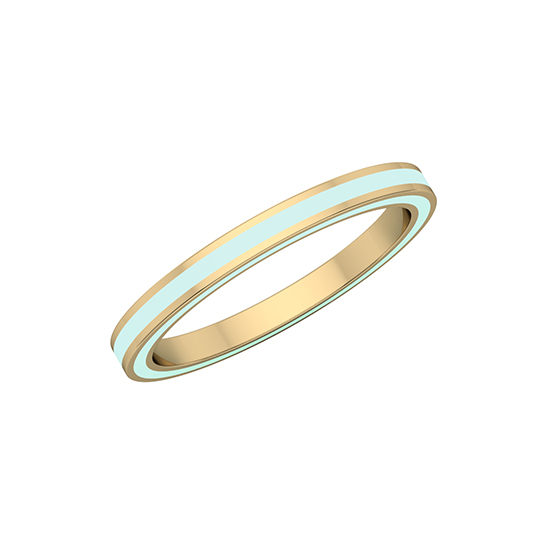 Complete Enamel Band 14k Yellow Gold Complete Enamel Band 14k Yellow Gold