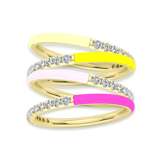 Enamel Dreamer Band 14k Yellow Gold Enamel Dreamer Band 14k Yellow Gold