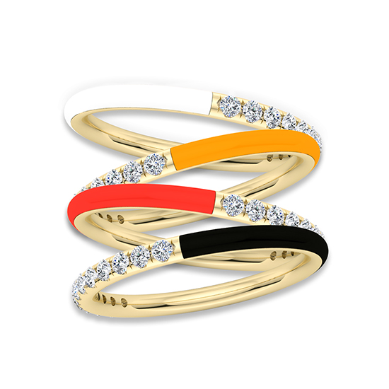 Enamel Dreamer Band 14k Yellow Gold Enamel Dreamer Band 14k Yellow Gold