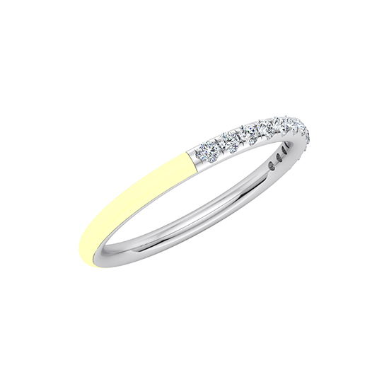 Enamel Dreamer Band 14k White Gold Enamel Dreamer Band 14k White Gold
