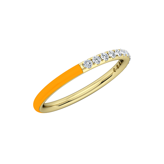 Enamel Dreamer Band 14k Yellow Gold Enamel Dreamer Band 14k Yellow Gold