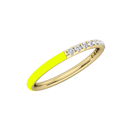 Enamel Dreamer Band 14k White Gold Enamel Dreamer Band 14k White Gold