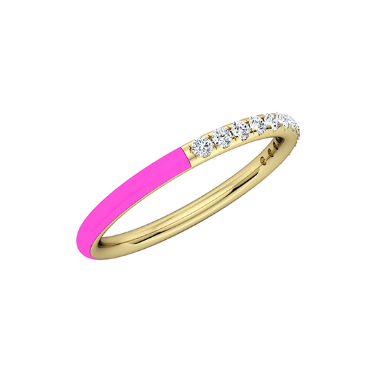 Enamel Dreamer Band 14k Rose Gold Enamel Dreamer Band 14k Rose Gold