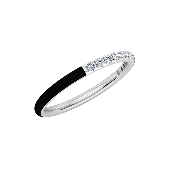 Enamel Dreamer Band 14k Rose Gold Enamel Dreamer Band 14k Rose Gold