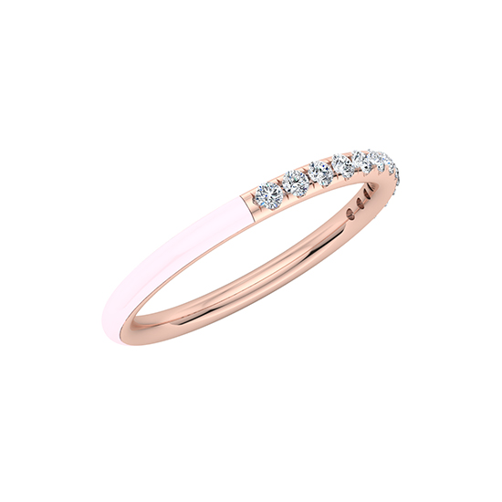 Enamel Dreamer Band 14k White Gold Enamel Dreamer Band 14k White Gold