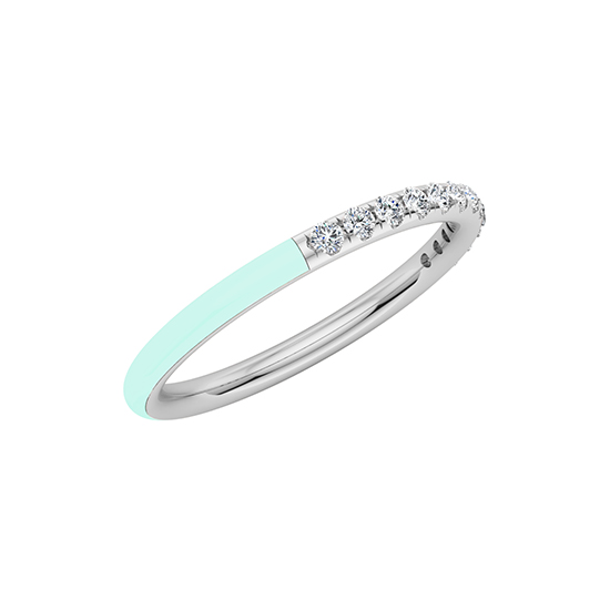 Enamel Dreamer Band 14k Rose Gold Enamel Dreamer Band 14k Rose Gold