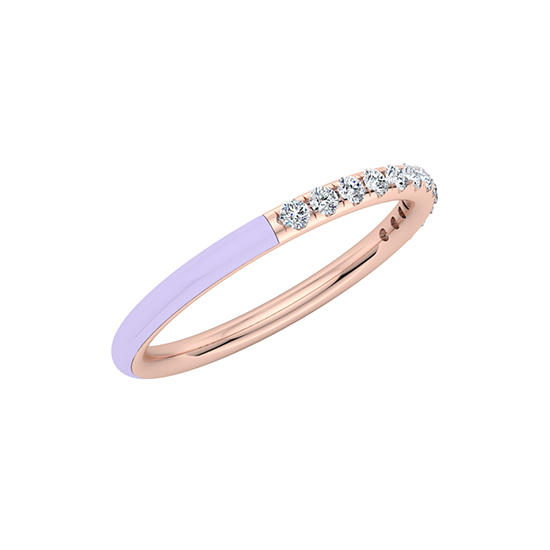 Enamel Dreamer Band 14k White Gold Enamel Dreamer Band 14k White Gold