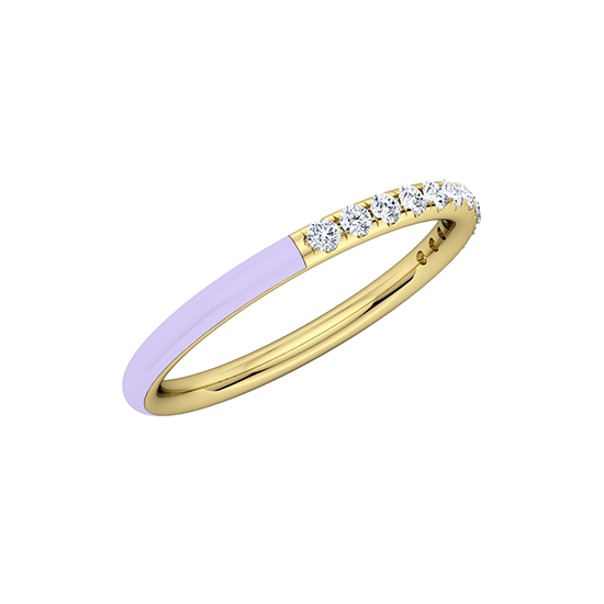 Enamel Dreamer Band 14k White Gold Enamel Dreamer Band 14k White Gold